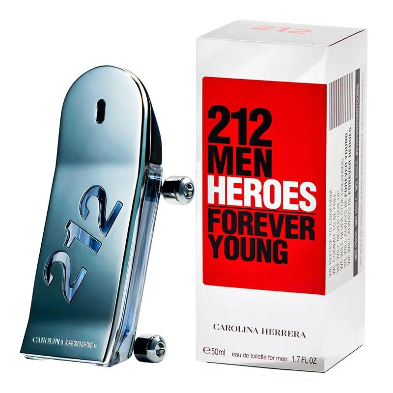 212 Men Heroes Carolina Herrera Eau de Toilette - Perfume Masculino - Imagem 2