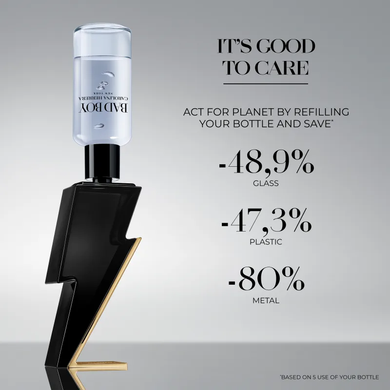 Bad Boy Carolina Herrera Eau de Toilette – Perfume Masculino - Imagem 5