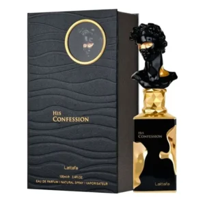 His Confession Lattafa Eau de Parfum - Perfume Árabe Masculino 100ml